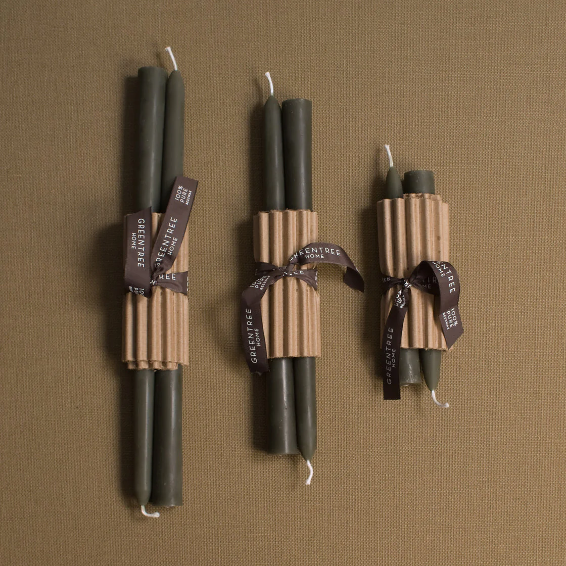10" Everyday Taper Candles - Antique