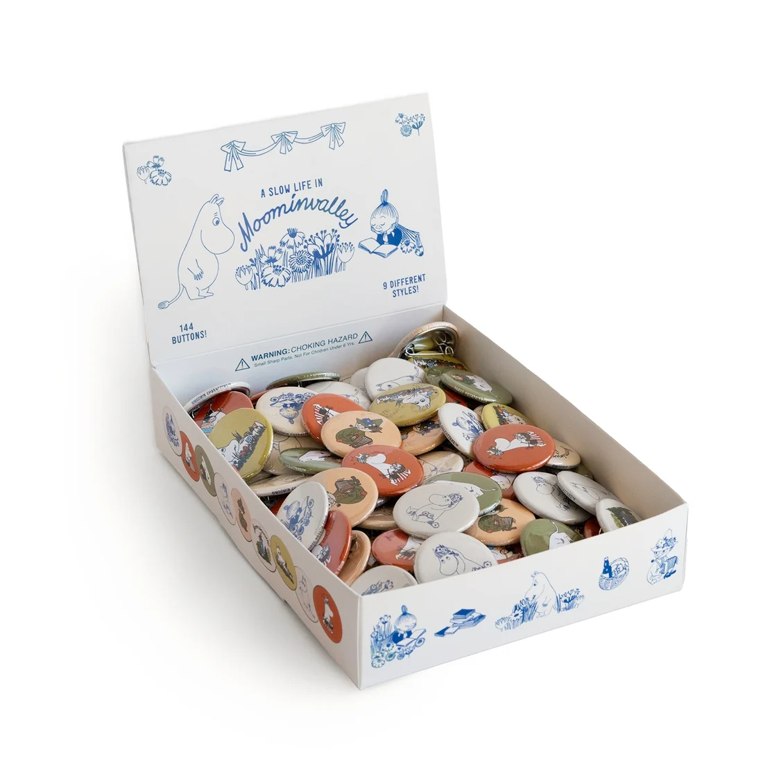 3P4 X Moomin® - A Slow Life in Moominvalley Buttons