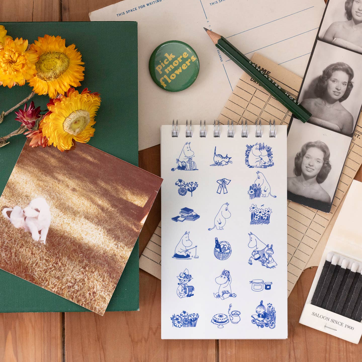 3P4 X Moomin® - Moominvalley Mini Notebook - Image 4