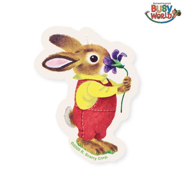 3P4 X Richard Scarry® - Nicholas Bunny Iris Sticker