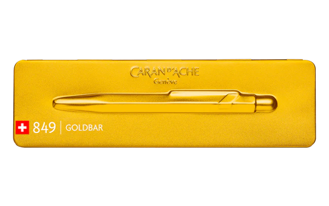 849 Goldbar Ballpoint Pen, with Holder - Image 3