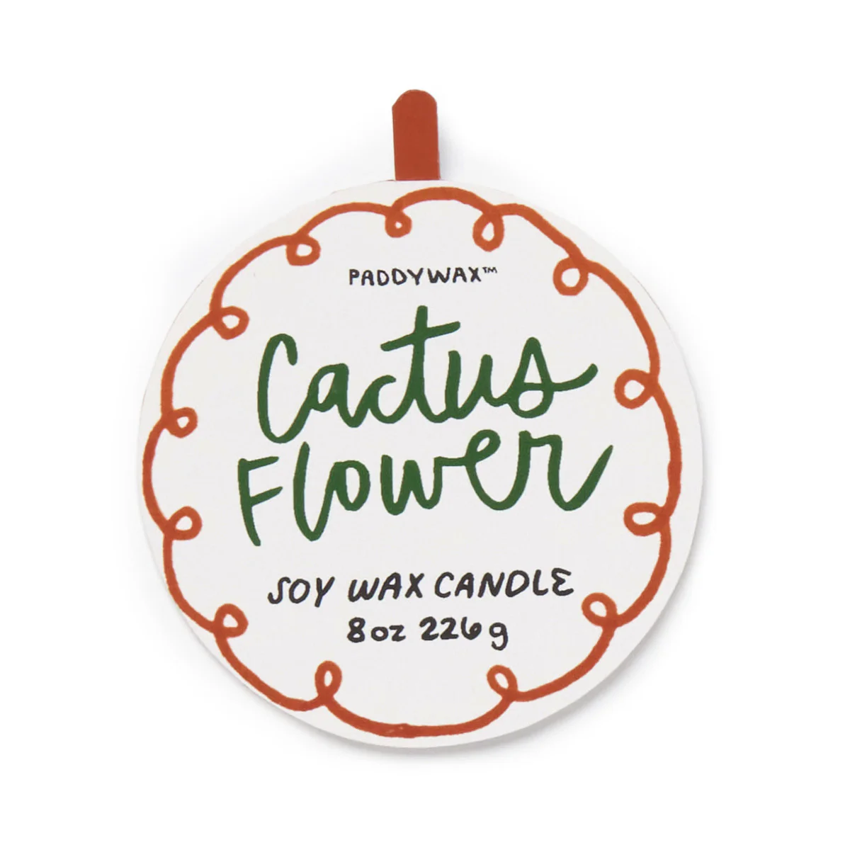 Flower Ceramic Candle - Cactus Flower - Image 2