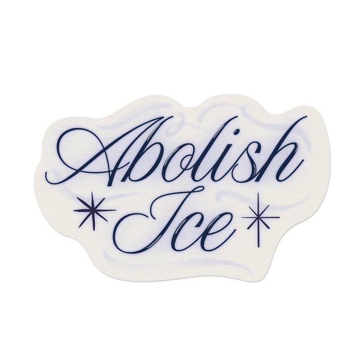 Airbrush Abolish Ice Sticker