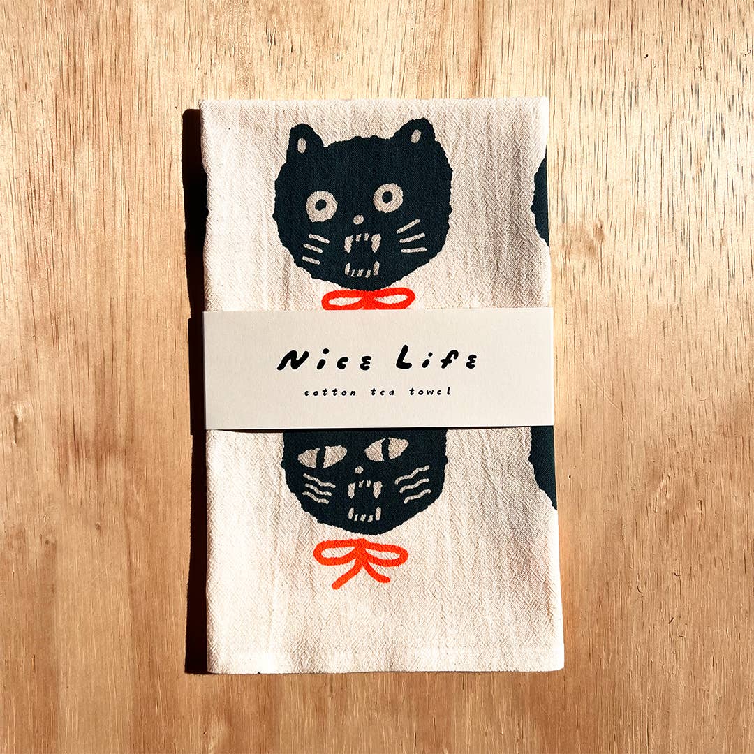 Bad Cats Tea Towel - Image 2