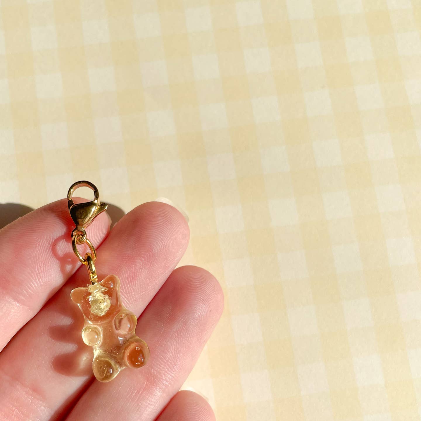 Pineapple Gummy Bear Bag Charm - Image 3