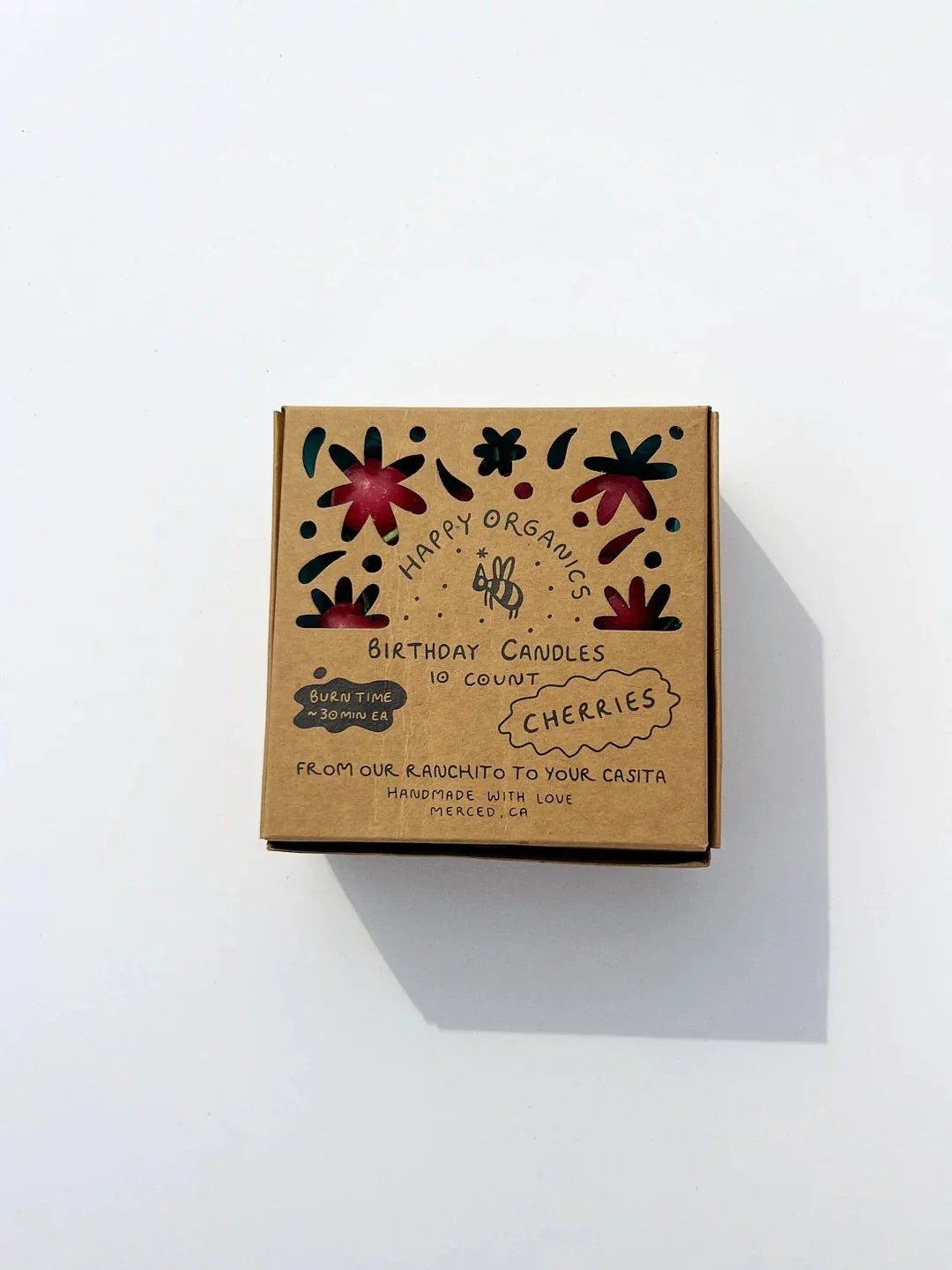 Beeswax Cherry Birthday Candles - Image 4