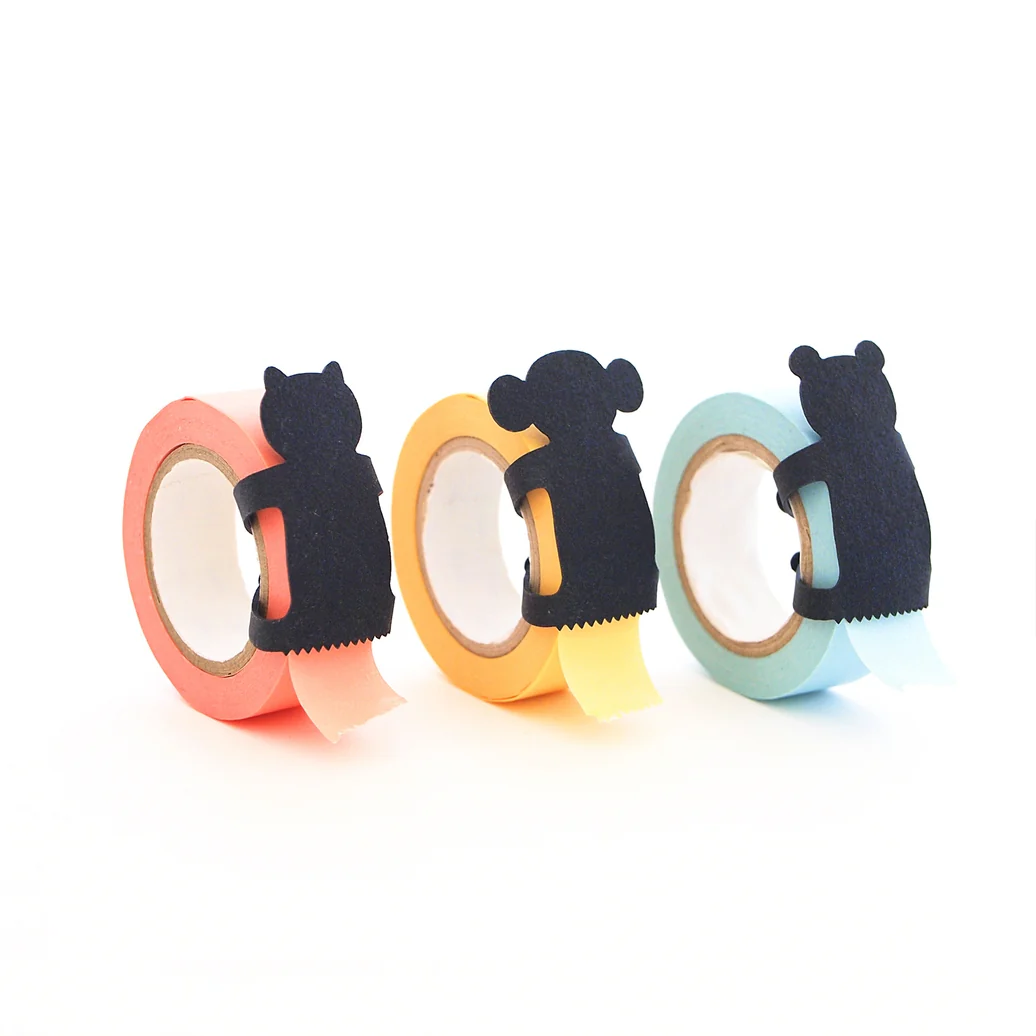 Hug Washi Tape Dispenser - Black Bear - Image 5