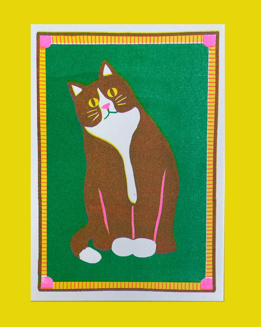 Black Cat Mini Print