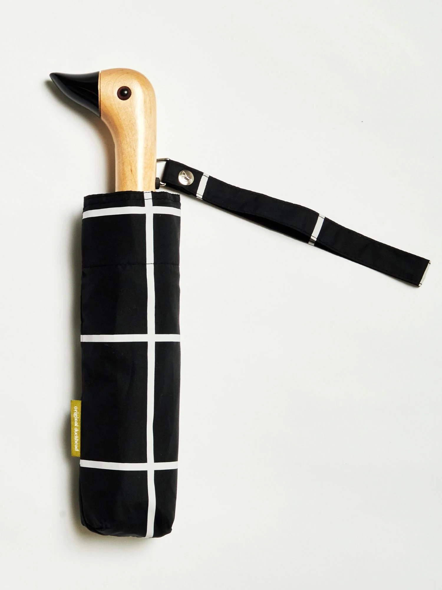 Black Grid Duckhead Umbrella
