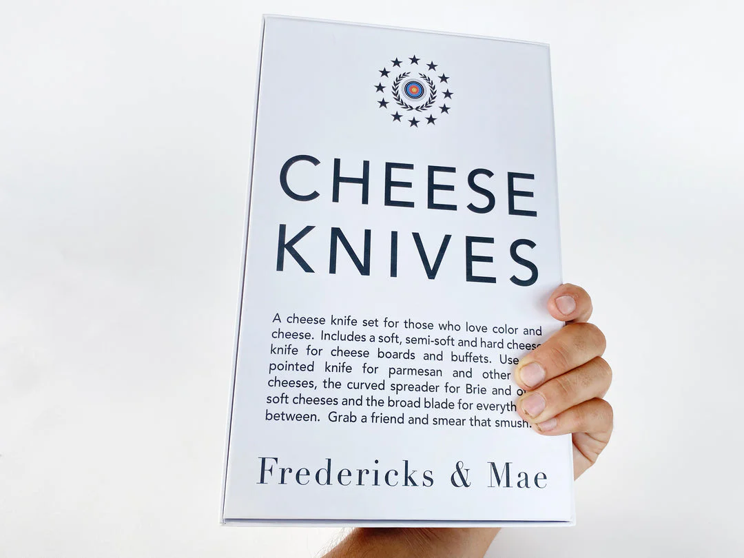 Black/White Cheese Knives - Image 2