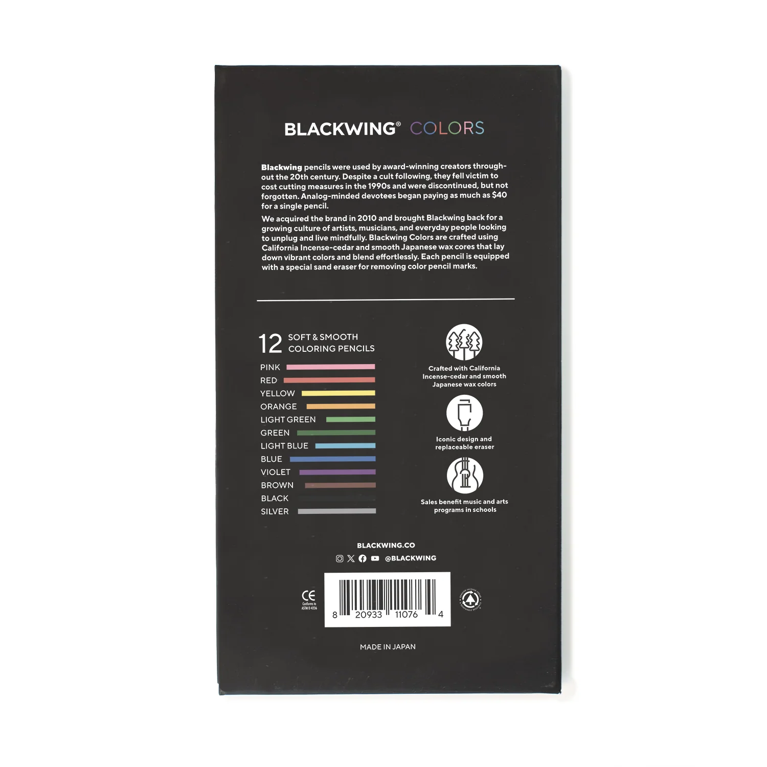Blackwing Colors - 12 Coloring Pencils - Image 6