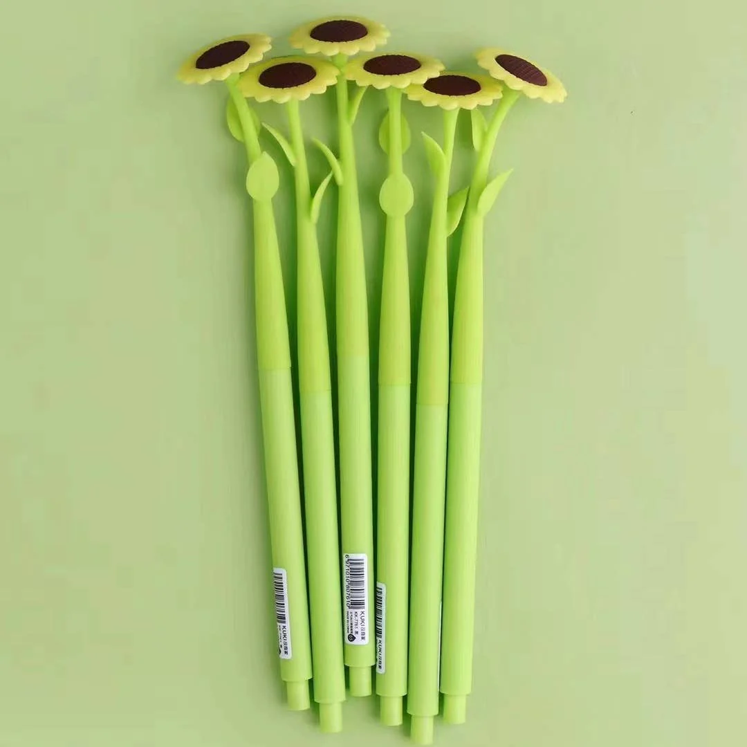 Sunflower Flower Wiggle Gel Pen