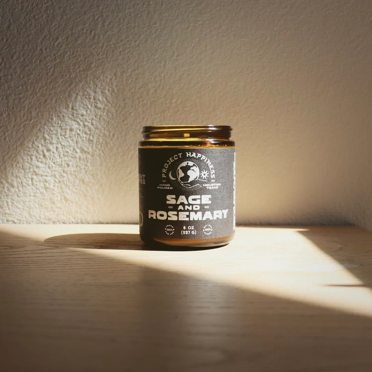 Sage + Rosemary - 8 oz Candle