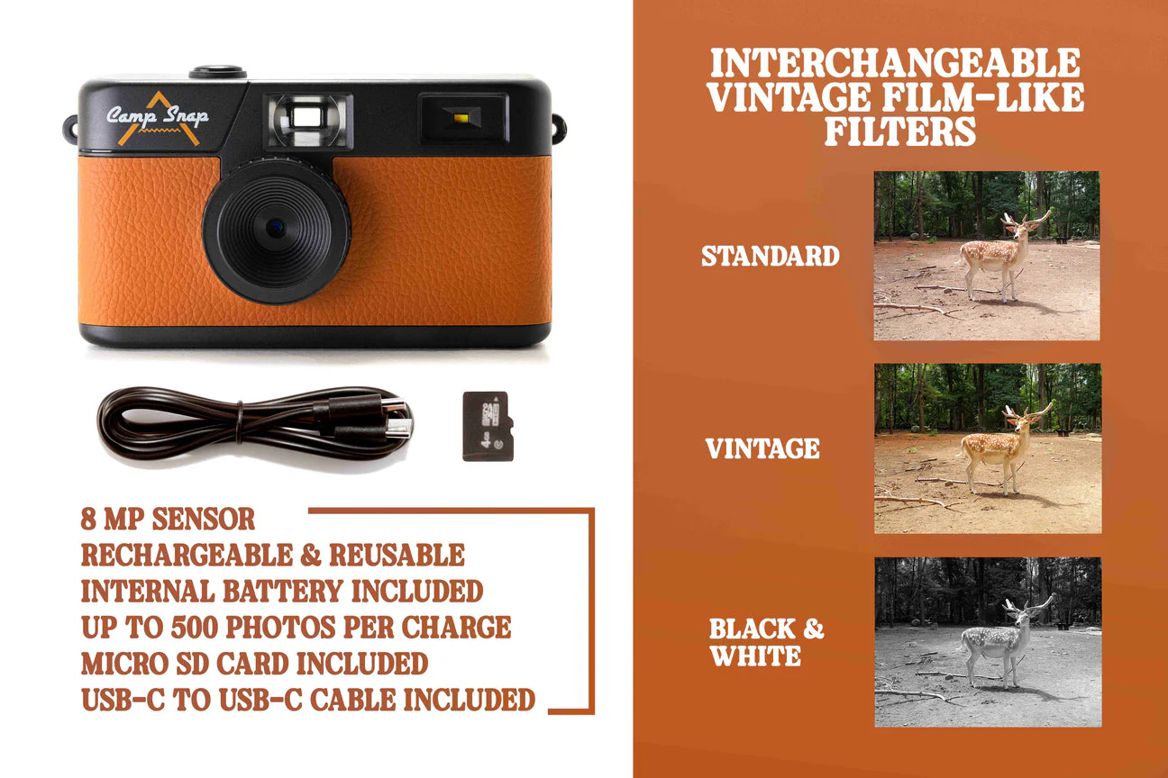 Camp Snap Camera 103B - Chestnut Brown - Image 8