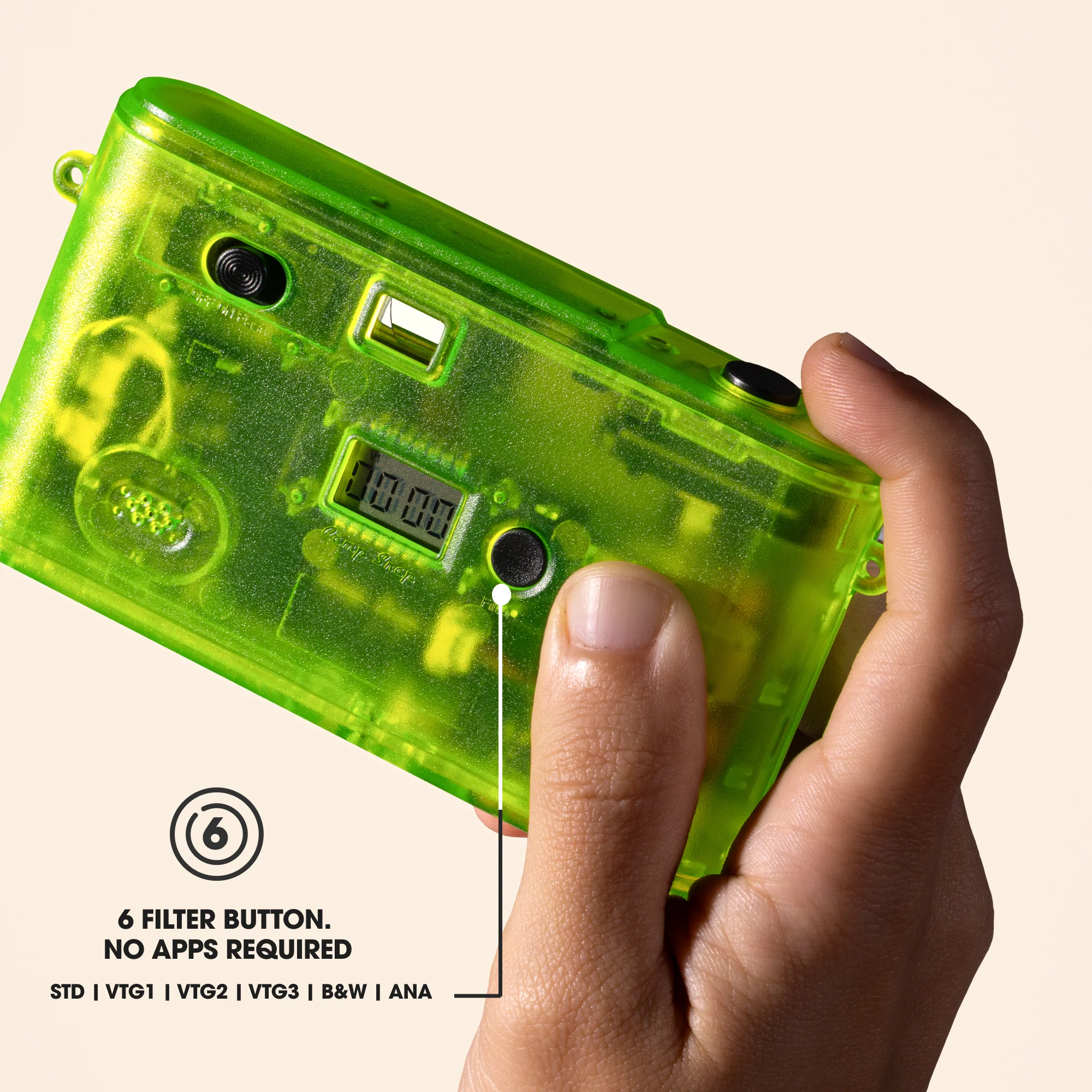 Camp Snap V201 Camera - Twisted Lime - Image 3