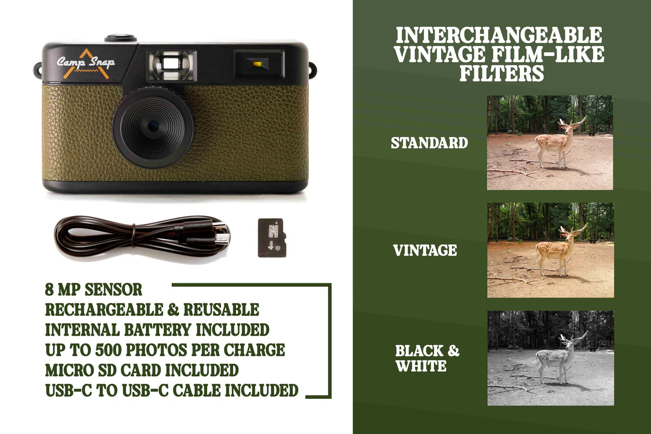 Camp Snap Camera 103B - Forest Green - Image 8