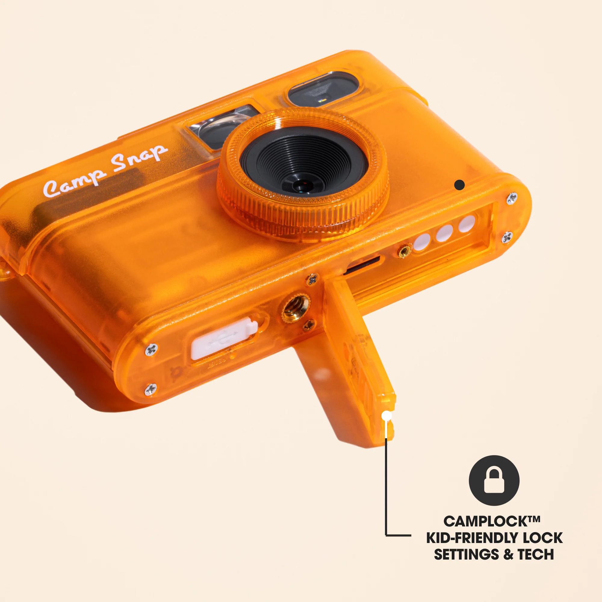 Camp Snap V201 Camera - Tangerine Drift - Image 5