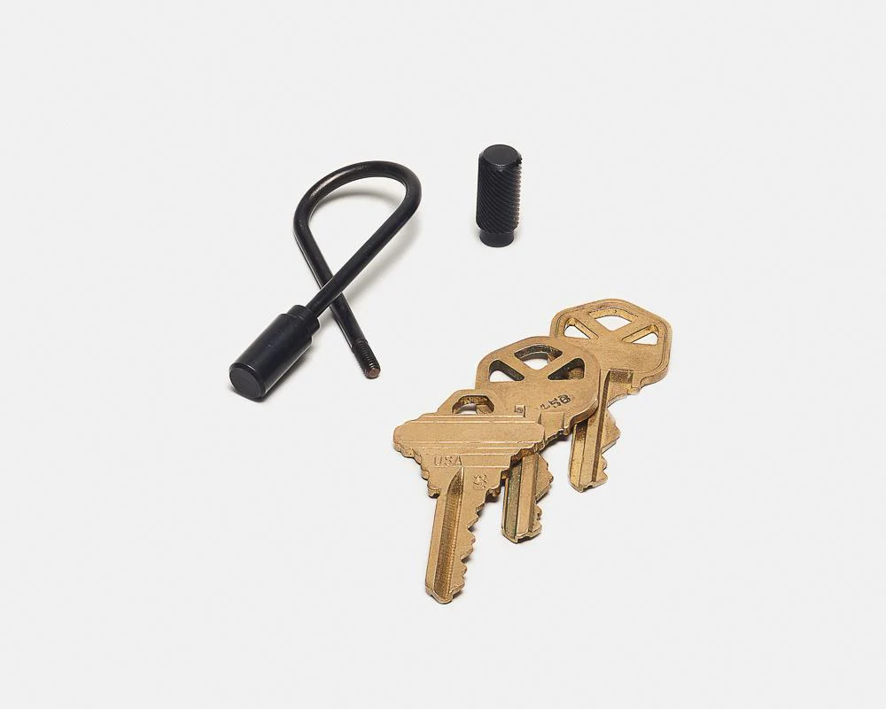 Closed Helix Keyring - Carbon Black - Image 2