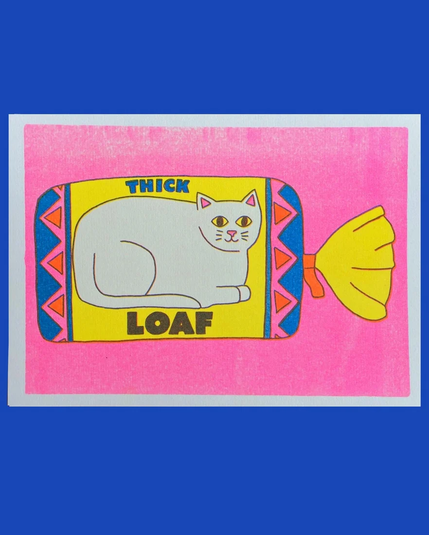 Cat Loaf Print