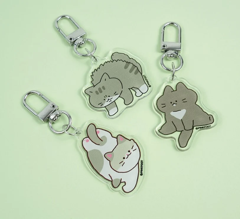 Cat Lover Key Charm Key Ring - Ver. 1 - Image 2