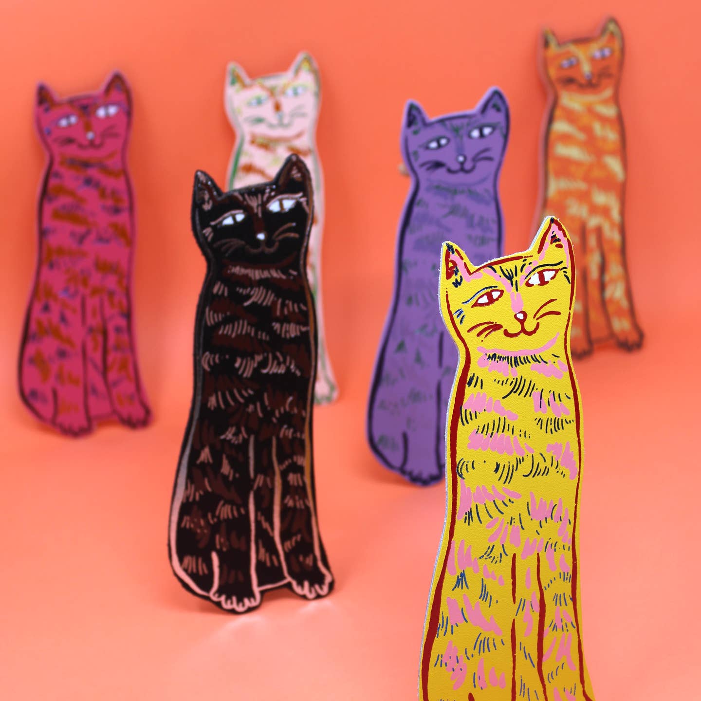 Cat Tails Bookmark - Lilac - Image 2