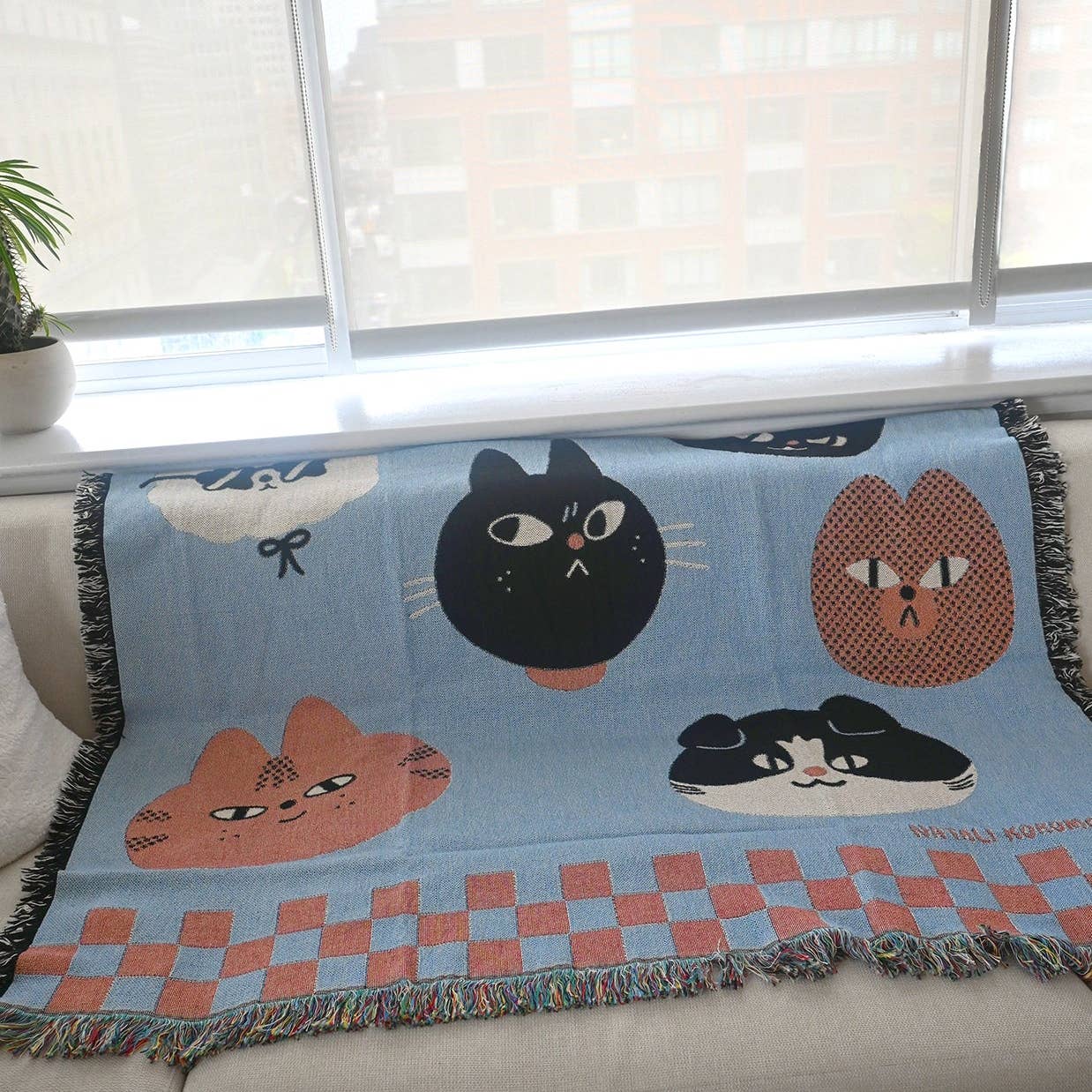 "Cats" Throw Blanket - Image 4