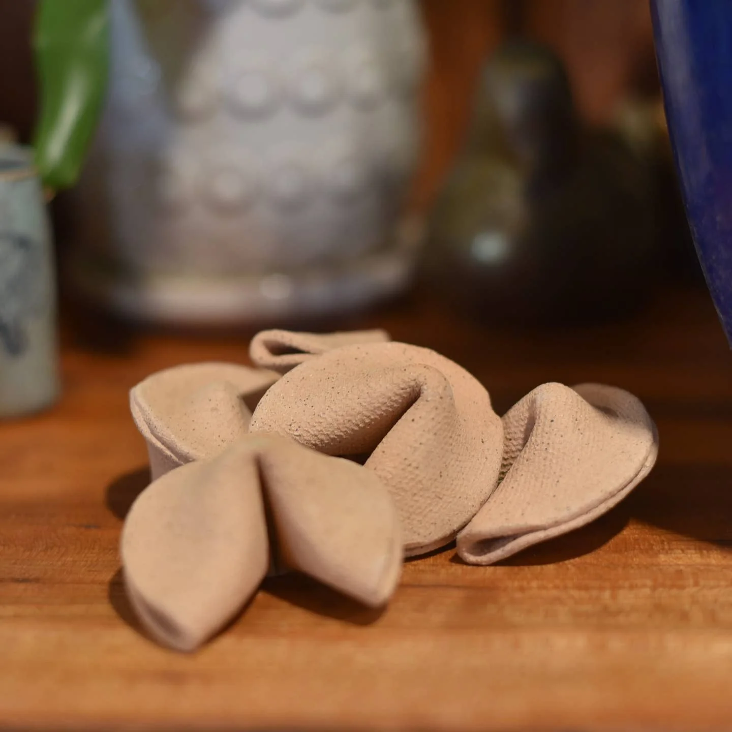 Ceramic Fortune Cookie with Take Out Box - Image 2