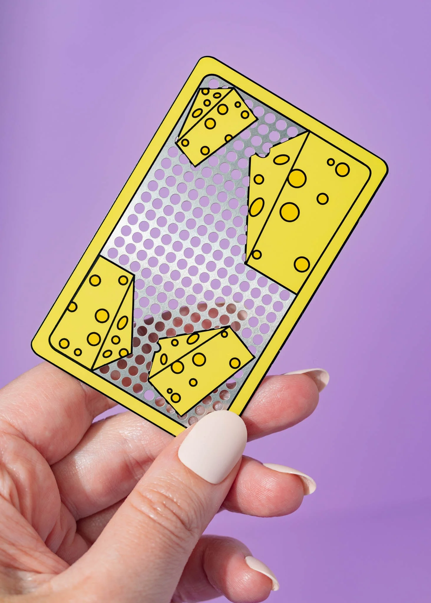 Cheese Grater Grinder Card