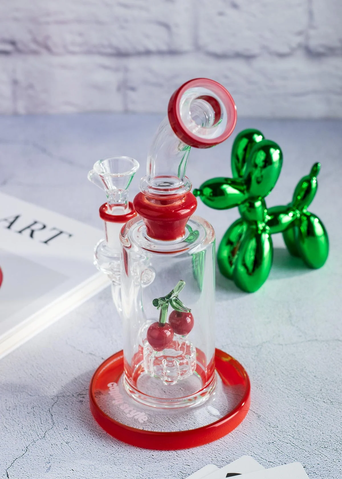 Cherry Figurine Water Pipe - Image 2