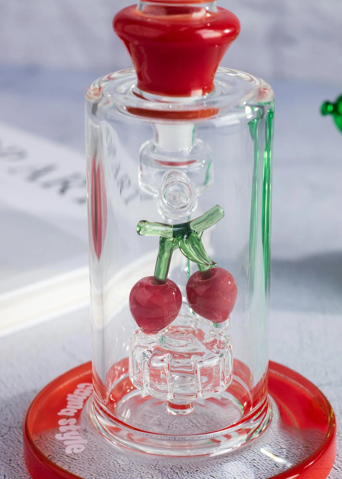 Cherry Figurine Water Pipe - Image 3