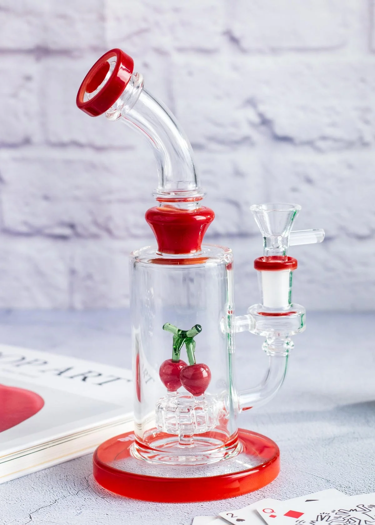Cherry Figurine Water Pipe - Image 4