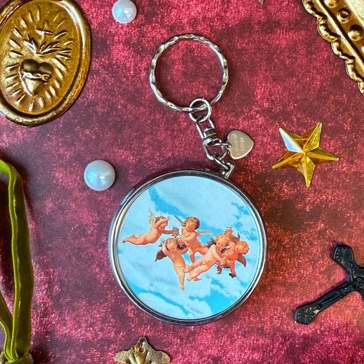Cherub Ash Tray Keychain