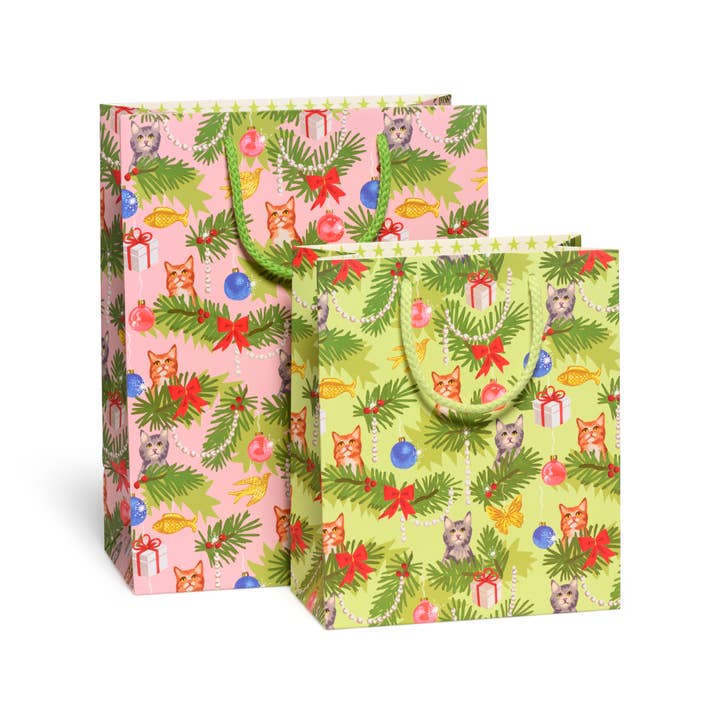 Christmas Cats Large Gift Bag - Image 2