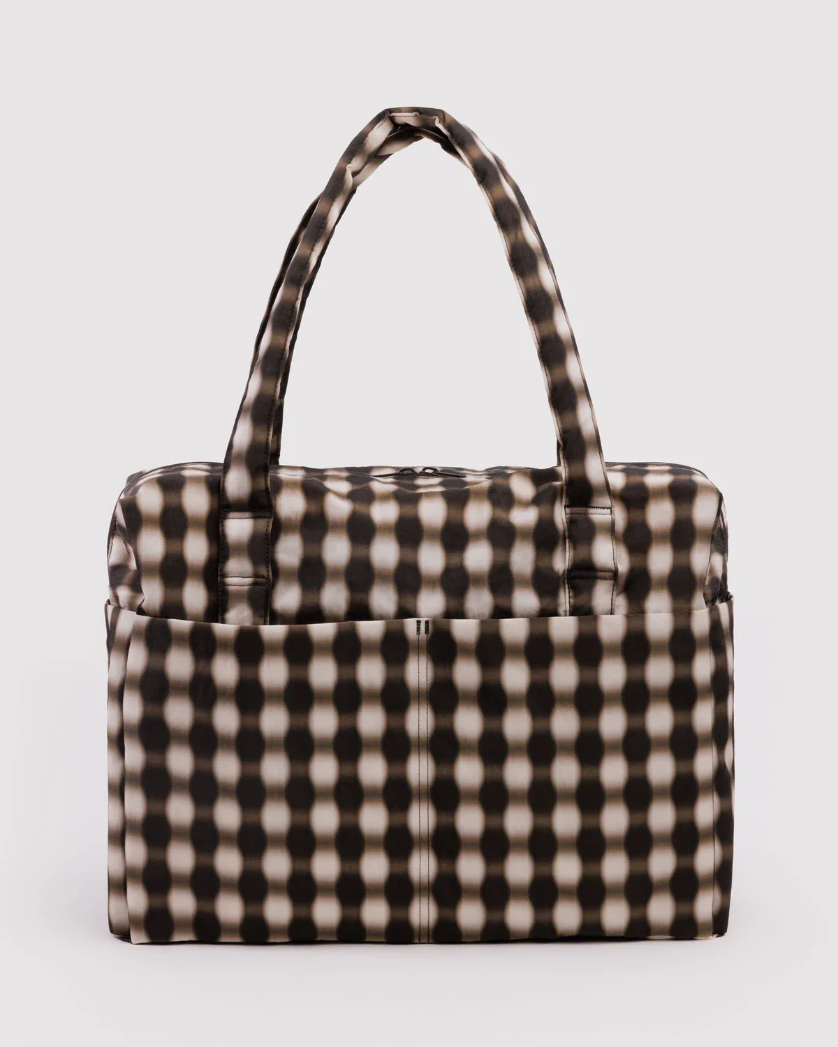 Cloud Carry-on - Blurred Gingham Brown