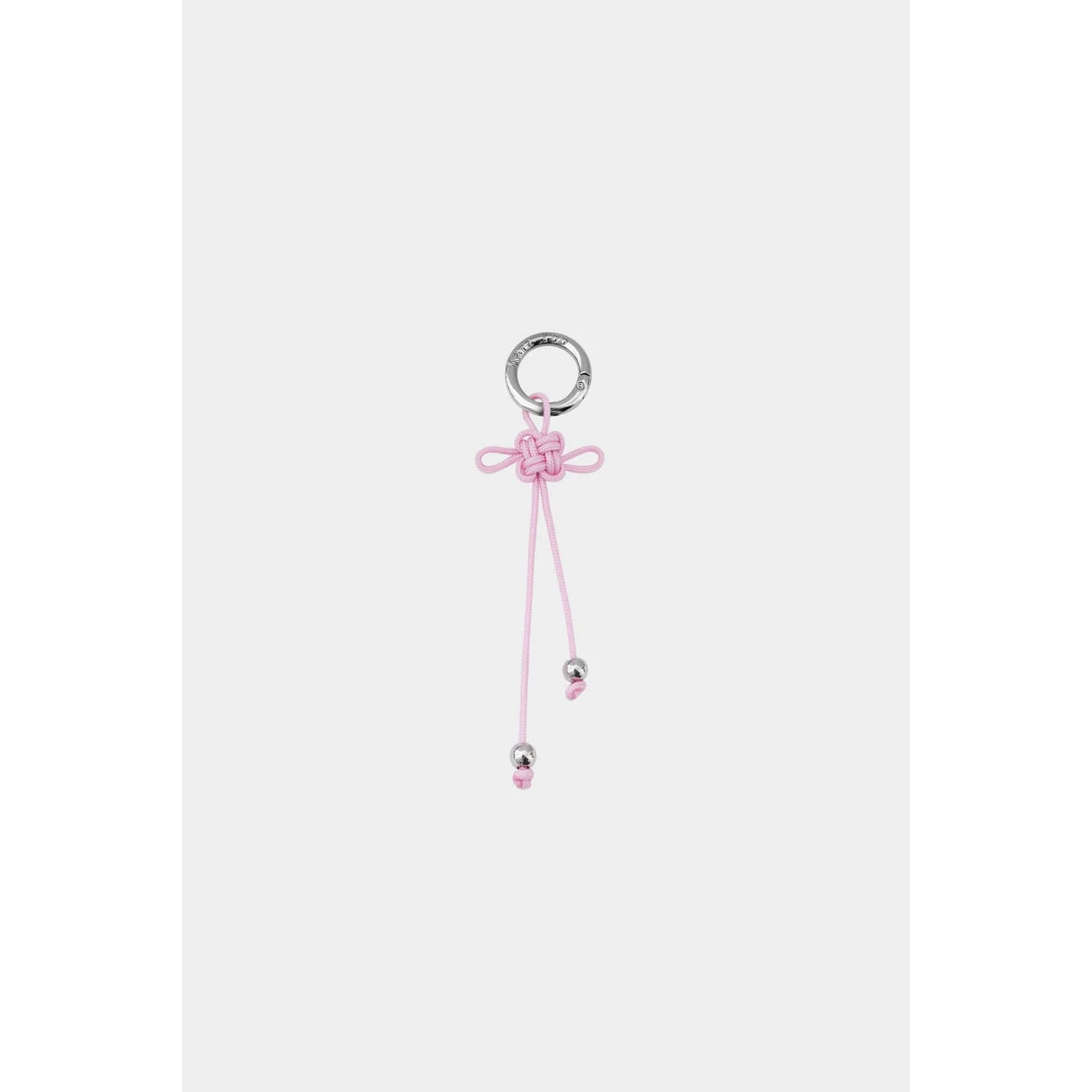 Cloverleaf Knot Charm - Cloud Rose