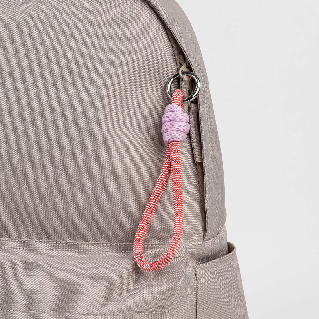 Colorblock Loop Keychain - Poppy - Image 2