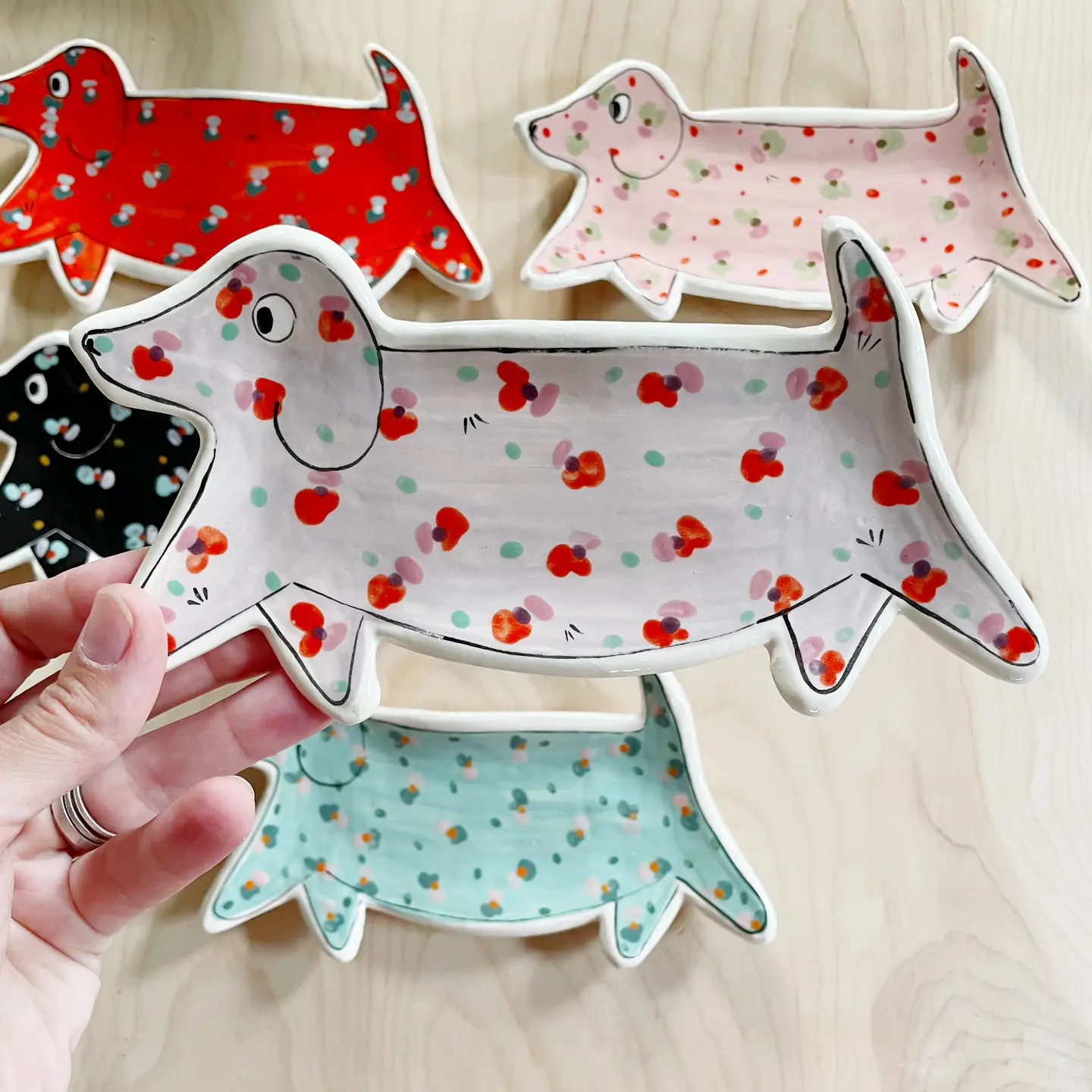 Colorful Dachshund Plate - Image 5