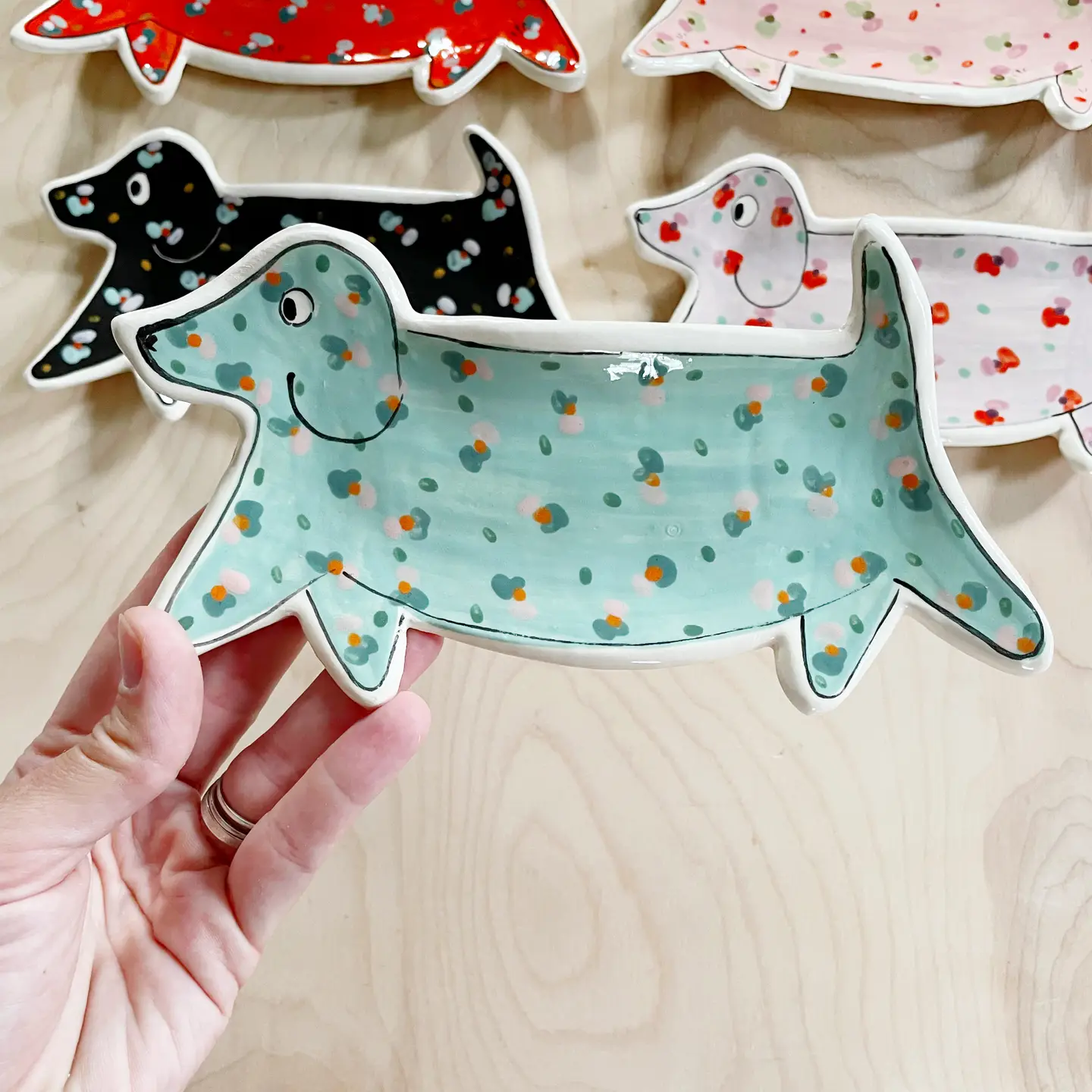 Colorful Dachshund Plate - Image 7