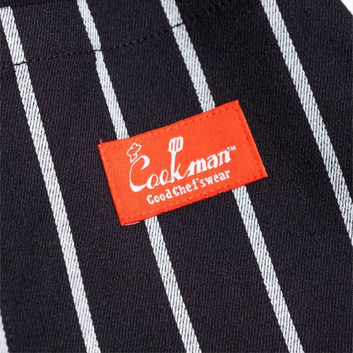 Cookman Baker's Skirt: Stripe - Black - Image 4