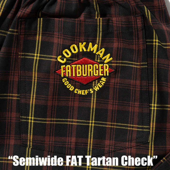 Cookman Chef Pants Semiwide : FAT Tartan Check - Image 2