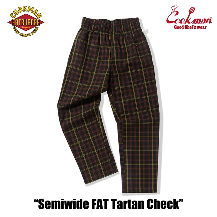 Cookman Chef Pants Semiwide : FAT Tartan Check - Image 3