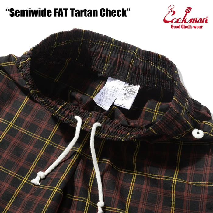 Cookman Chef Pants Semiwide : FAT Tartan Check - Image 5