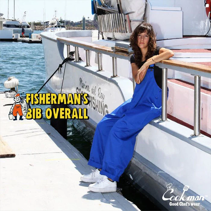 Cookman Fisherman's Bib Overall - Deep Blue - Image 10