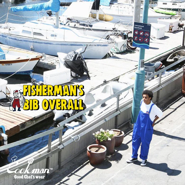 Cookman Fisherman's Bib Overall - Deep Blue - Image 7