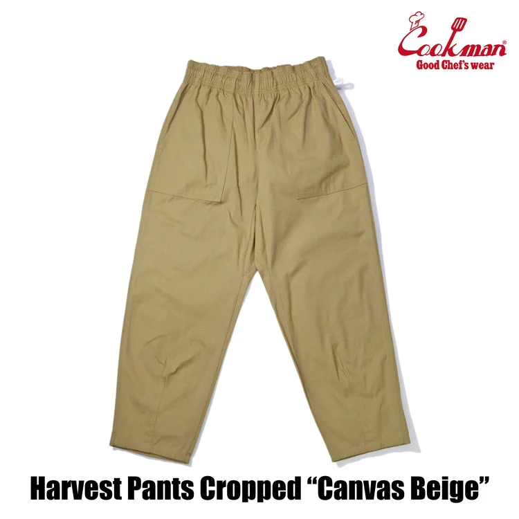 Cookman Harvest Pants Cropped Canvas - Beige - Image 3