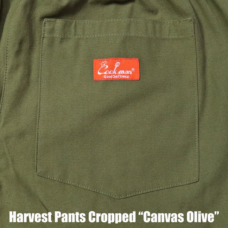 Cookman Harvest Pants Cropped Canvas - Olive - Image 7