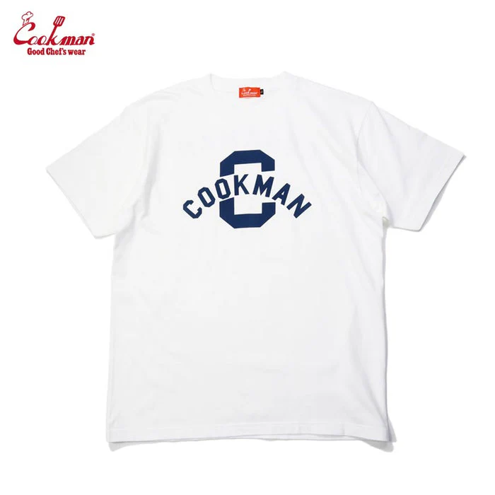 Cookman Tee - Flock Arch - White