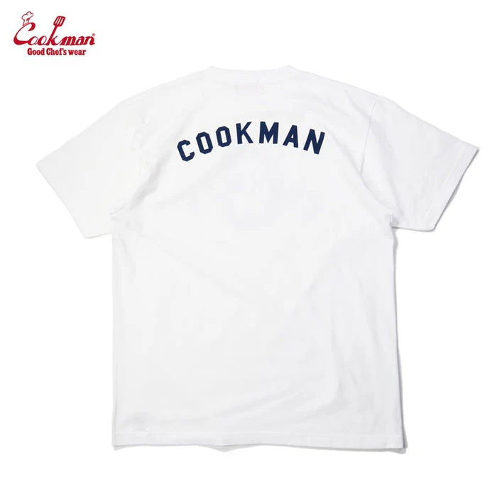 Cookman Tee - Flock Arch - White - Image 2