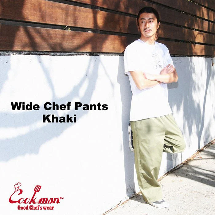 Cookman Wide Chef Pants - Olive - Image 11