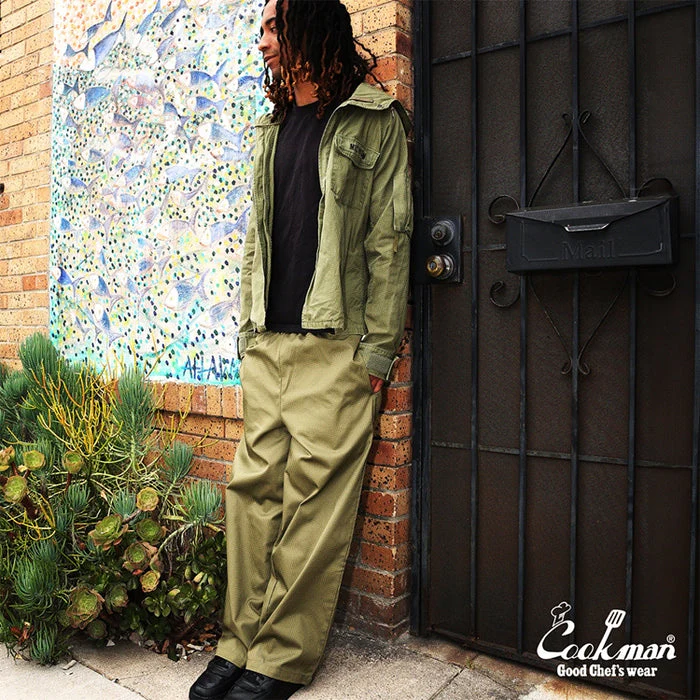 Cookman Wide Chef Pants - Olive - Image 14